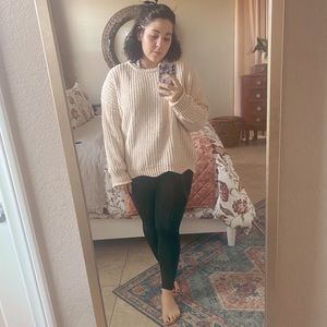 Chenille Chunky Knit Sweater